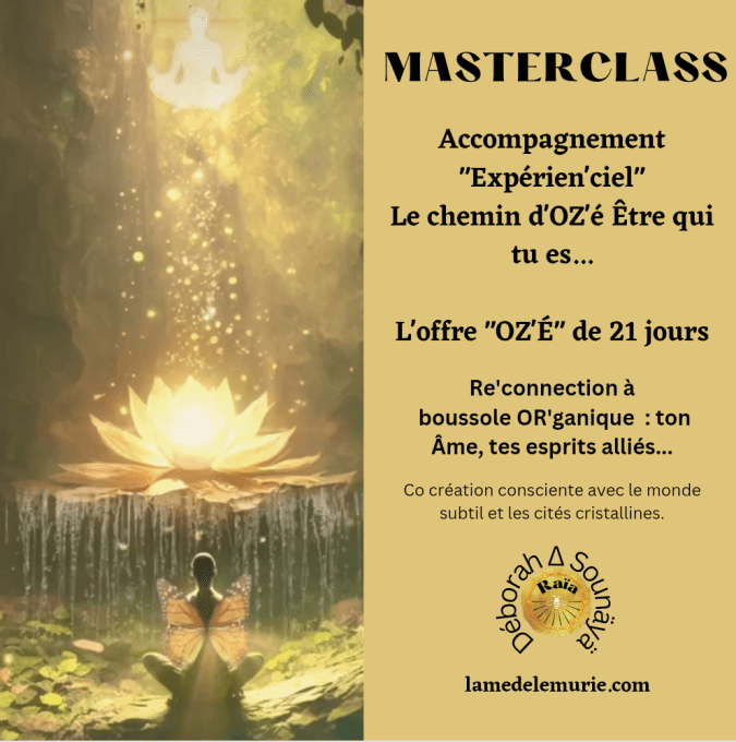 MASTERCLASS OZ'é 21 jours